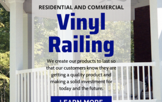 Residential and Commercial Vinyl Railing