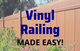 Vinyl railing made easy